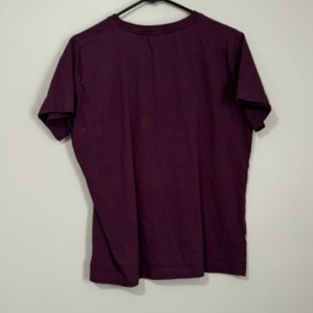 USED Woman's LAT Short Sleeve Shirt Amicalola Falls Color Purple Size Large - Picture 2 of 2